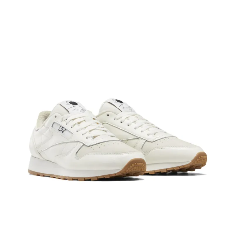 Reebok Classic Leather Retro Wear resistant Beige-2