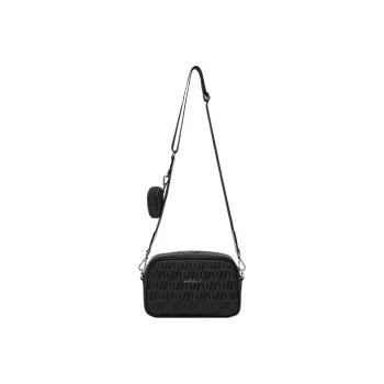 NERDY Polyester Small Square Bag Shoulder Bag, Crossbody Bag Regular Unisex Black