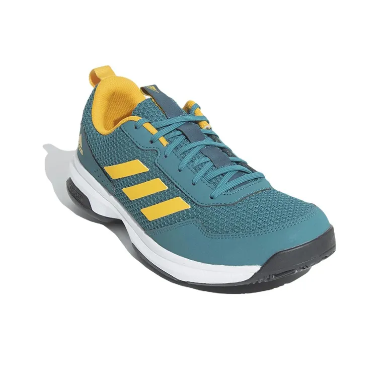 Adidas Tennis 21 V2 Durable Breathable Low-Top Tennis Shoes Men's Green-2