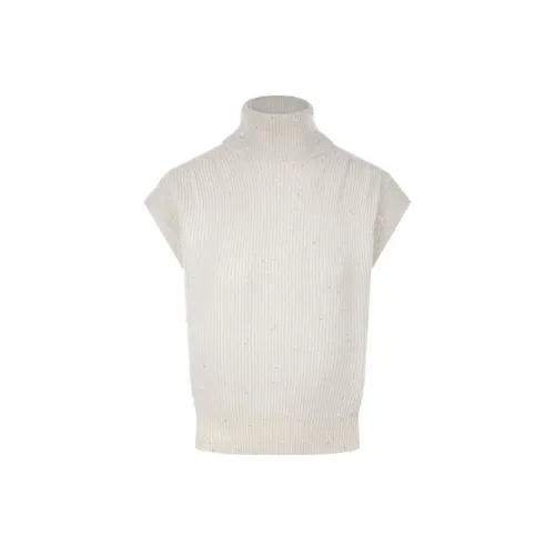 Brunello Cucinelli Cashmere Sweaters Women's White