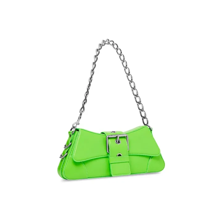 Balenciaga LINDSAY Smooth Calf Leather Shoulder Bag Crossbody Bag Handbag Small Size Women's Bright Green-1
