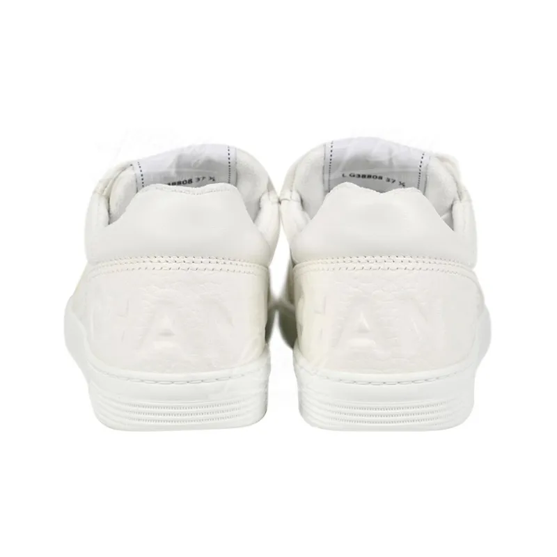 CHANEL 22P Collection Low Top Stylish Skateboarding Shoes Women's White-3