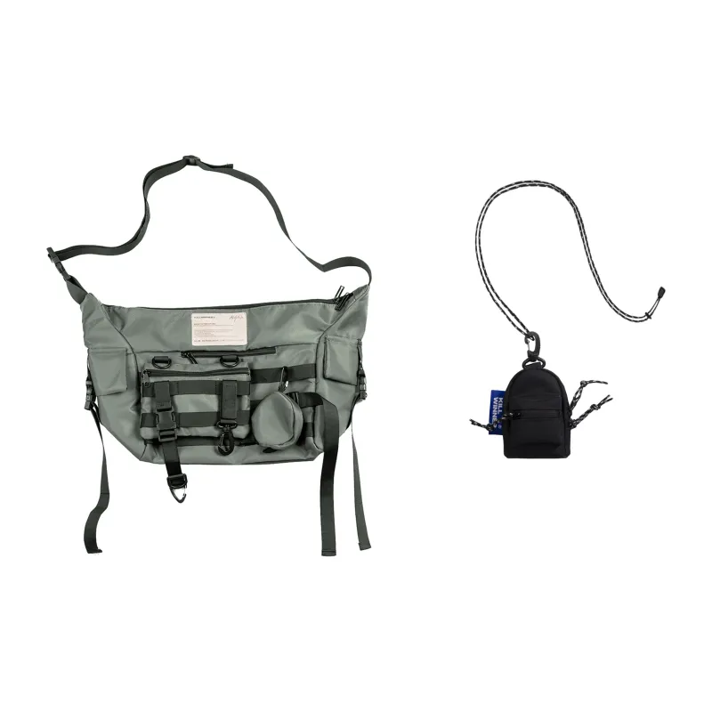 KILLWINNER Polyester Messenger Bag Shoulder Bag Crossbody Bag Regular Unisex Black-14