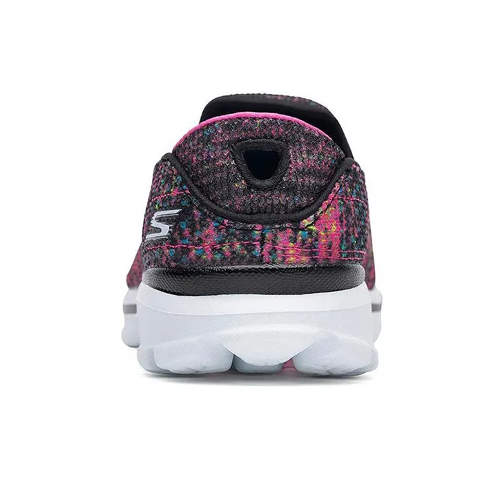 Skechers Go Walk 3 Casual Shoes Women's Low-Top Black/Colorful Color-3