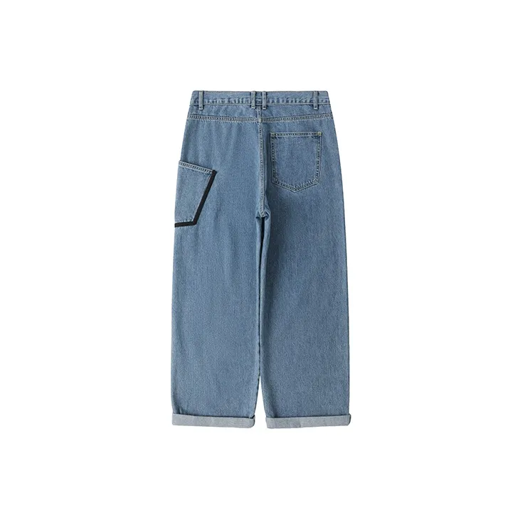 COUNTRY MOMENT Straight Thin Jeans Men's Blue-1