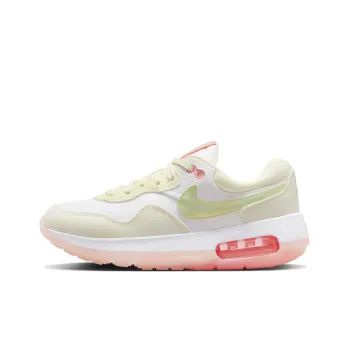 Nike Air Max Motif Cushioning Anti-Slip And Wear-Resistant Low-Top Running Shoes GS White Green Pink