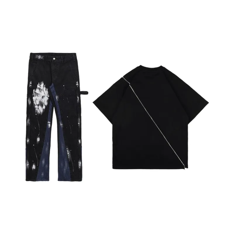 XINYINSU Straight Set Summer Unisex-1