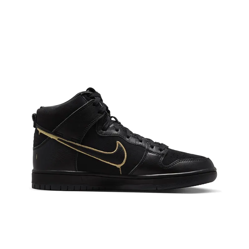 Nike SB Dunk High FAUST Black Gold-1
