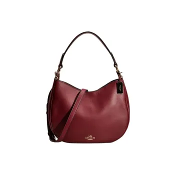 COACH Mae Glove Tanning Handbag, Shoulder Bag, Crossbody Bag Tubas Women's Red Brown
