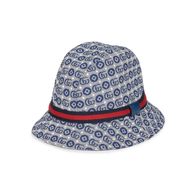 GUCCI Allover Gg Logo Printed Bucket Hat-1