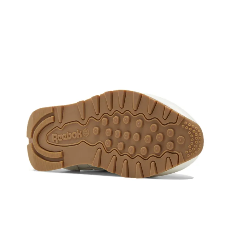 Reebok Classic Leather Retro Wear resistant Beige-4