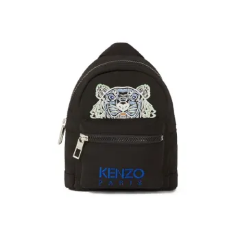 KENZO Nylon Fabric Backpack Unisex Blue