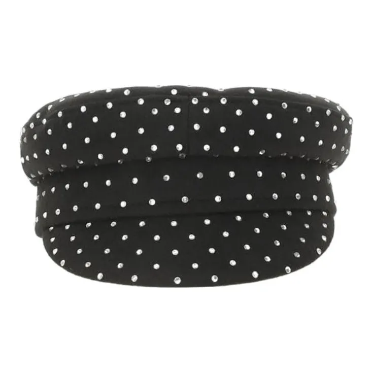RUSLAN BAGINSKIY Crystal embellishment Boy Cap-0