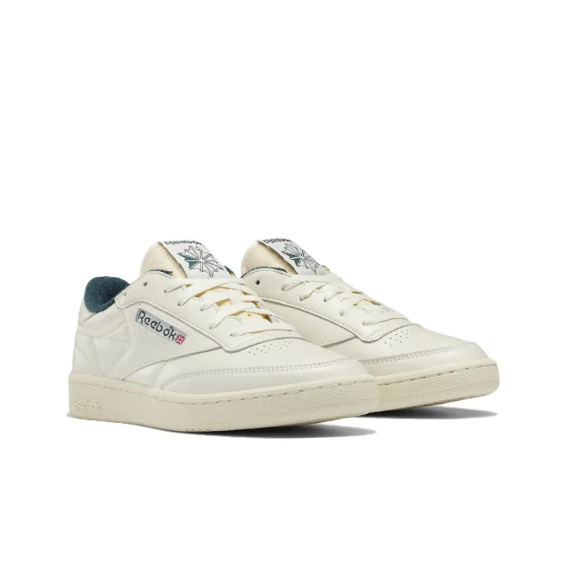 Reebok Club C 85 Wear resistant Casual Skateboarding Shoes Unisex Brown Green-2