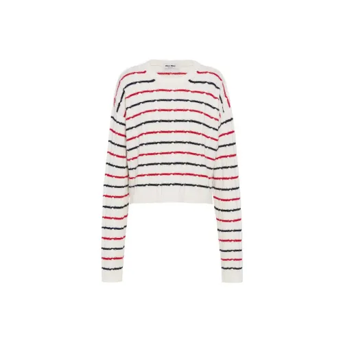 MIU MIU Cashmere Sweaters Women's Multicolor