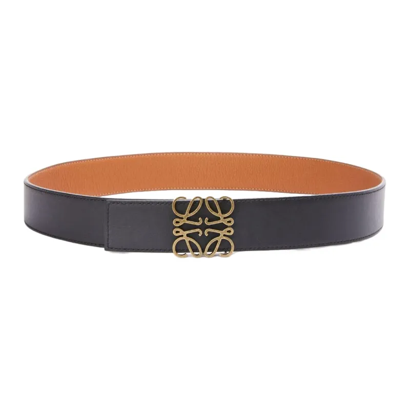 LOEWE Cow Leather Belts Unisex 4cm-1