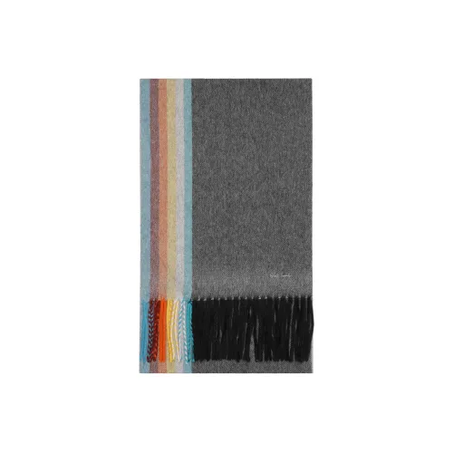 Paul Smith Knit Scarves Unisex Gray