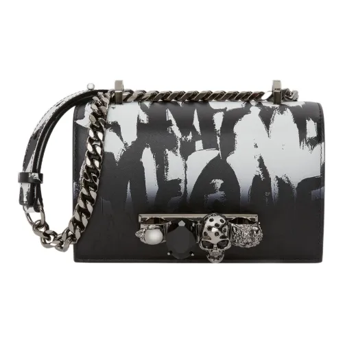 Alexander McQueen JEWELLED SATCHEL Shoulder Bags