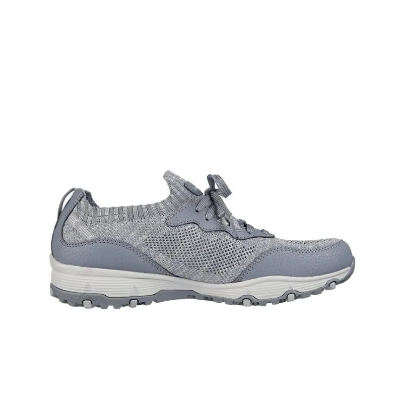 Skechers Seager Hiker-Sunny Dream Cushioning Anti-Slip And Wear-Resistant Low-Top Running Shoes Women's Gray-1