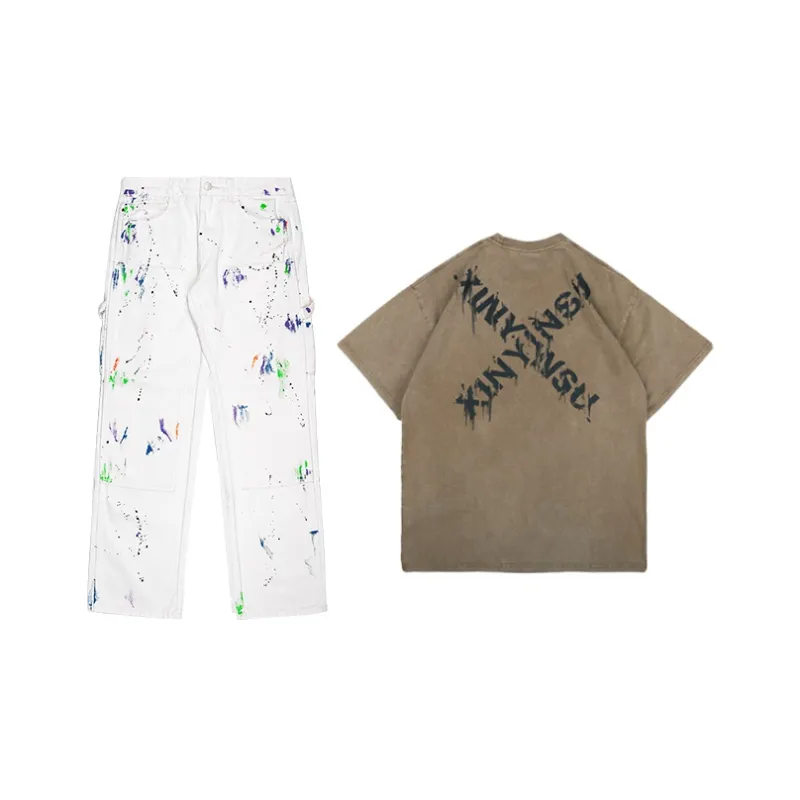 XINYINSU Straight Set Summer Unisex-1