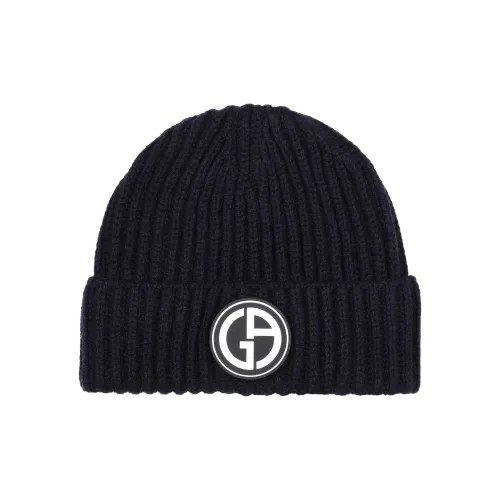 GIORGIO ARMANI Beanie Unisex Blue