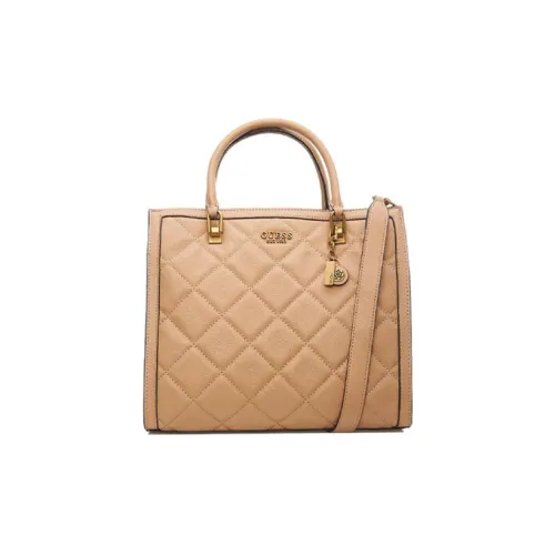 GUESS Polyurethane Shoulder Bag Crossbody Bag Handbags Women's Light Brown