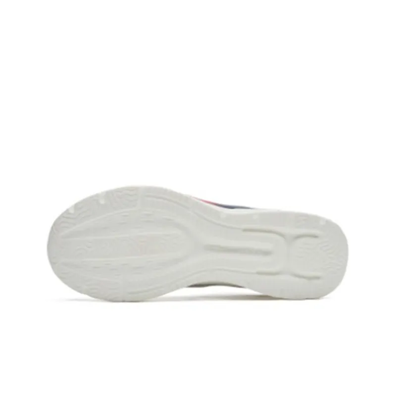 Erke Cushioned Anti-Slip Wear-Resistant Breathable Lightweight Low-Top Running Shoes Men's White Yellow-3