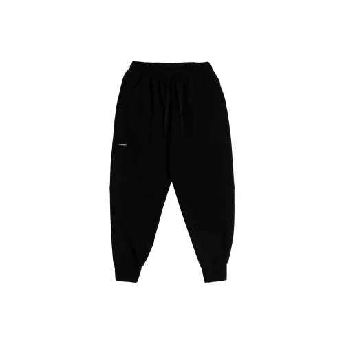 LUJIAMEN Knit Sweatpants Men Black