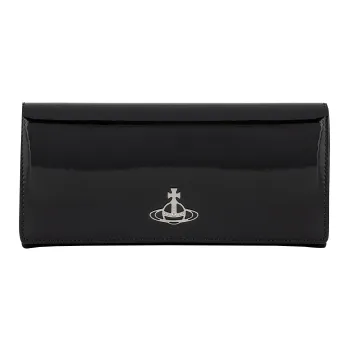 Vivienne Westwood Cow Leather Card Holder, Wallet Women's Black