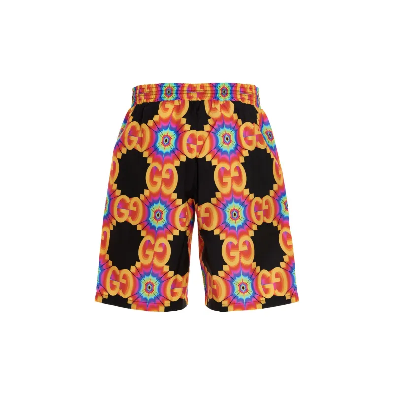GUCCI Gg Kaleidoscope Knee length Shorts-1