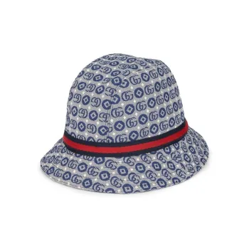 GUCCI Allover Gg Logo Printed Bucket Hat