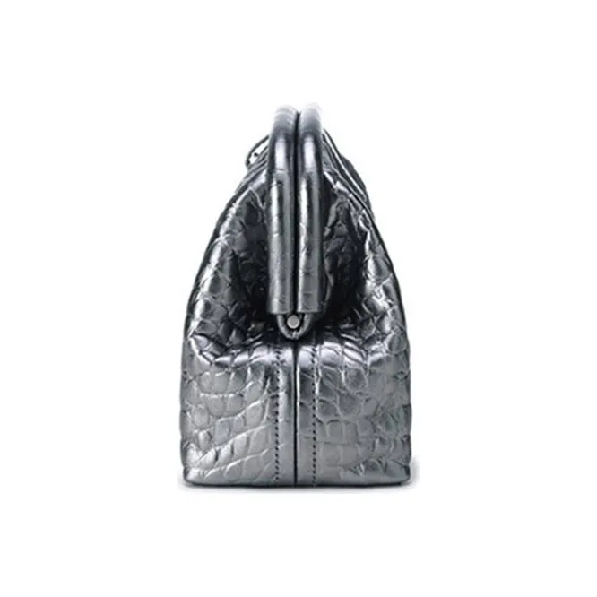 Balenciaga Editor Clutch Xs Silver Metallized-2