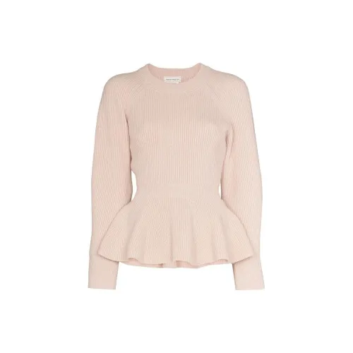 Alexander McQueen Cashmere Sweaters Women's Light Pink