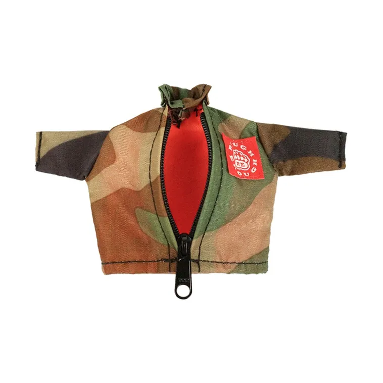 Rough Enough Polyester Earphone Case With Keychain And Pendant Key Pouch Mini Unisex Camouflage-1
