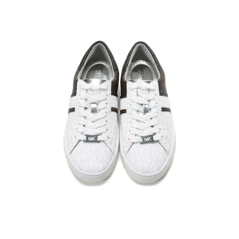 MICHAEL KORS Skateboard Shoes Women's Low Top Brown White-3