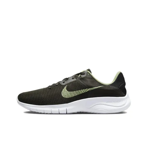 Nike Flex Experience Run 11 Running Shoes Men Low-Top Green/White/Black