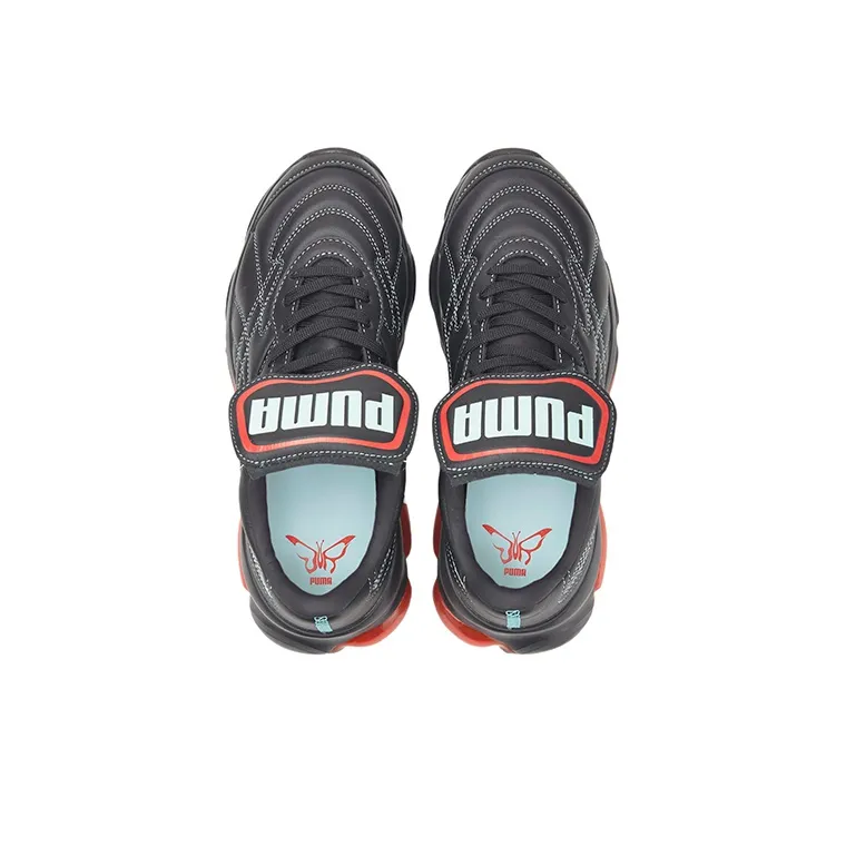 PUMA Dua Lipa X Cell Dome King 'Black Poppy Red' Women's-4