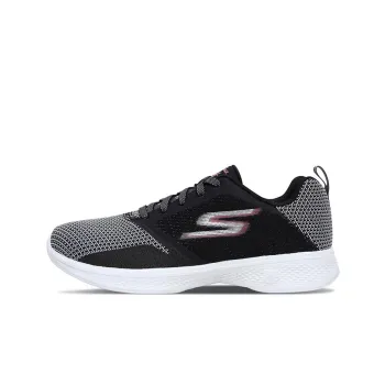 Skechers Go Walk 4 Cushioning Anti-Slip And Wear-Resistant Low-Top Casual Shoes Women's Black Pink