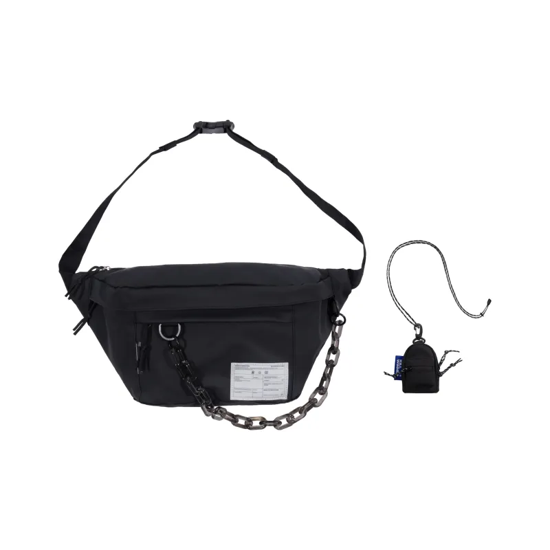 KILLWINNER Polyester Fanny Pack Shoulder Bag Crossbody Bag Medium Size Unisex Black-18