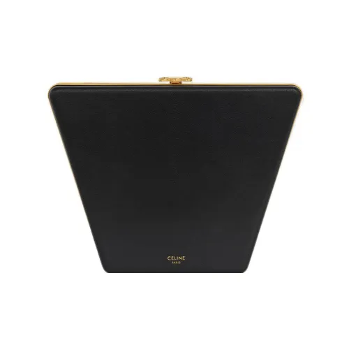 CELINE Sheepskin Swing Bag, Crossbody Bag, Shoulder Bag Women's Black