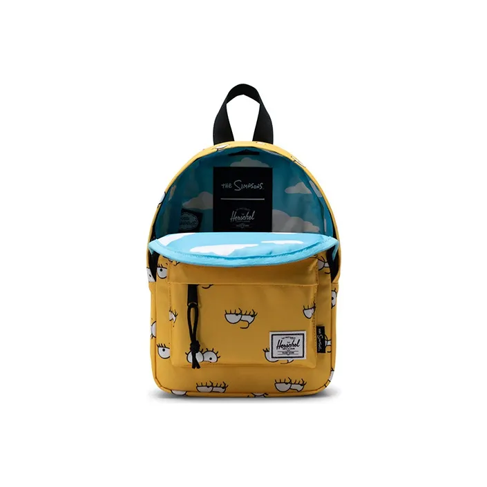 Herschel Simpsons Collaboration Polyester Backpack Unisex Classic Mini Yellow-2