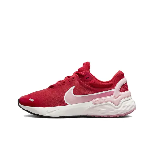 Nike Renew Run 3 Running Shoes Women's Low-Top Red/Pink