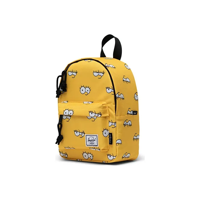 Herschel Simpsons Collaboration Polyester Backpack Unisex Classic Mini Yellow-3