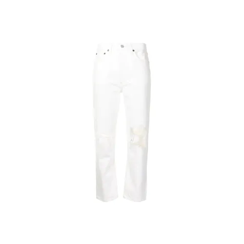 AGOLDE Riley Cropped Straight-leg Jeans