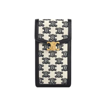 CELINE Triumphal Arch Cellphone Pouches