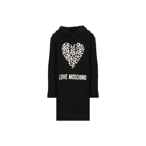 LOVE MOSCHINO Long-Sleeved Dresses Women's Black