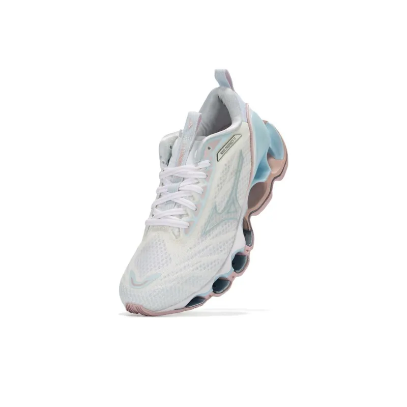 Mizuno Prophecy 11 Shock Absorption Breathable Blue Pink Women's-1