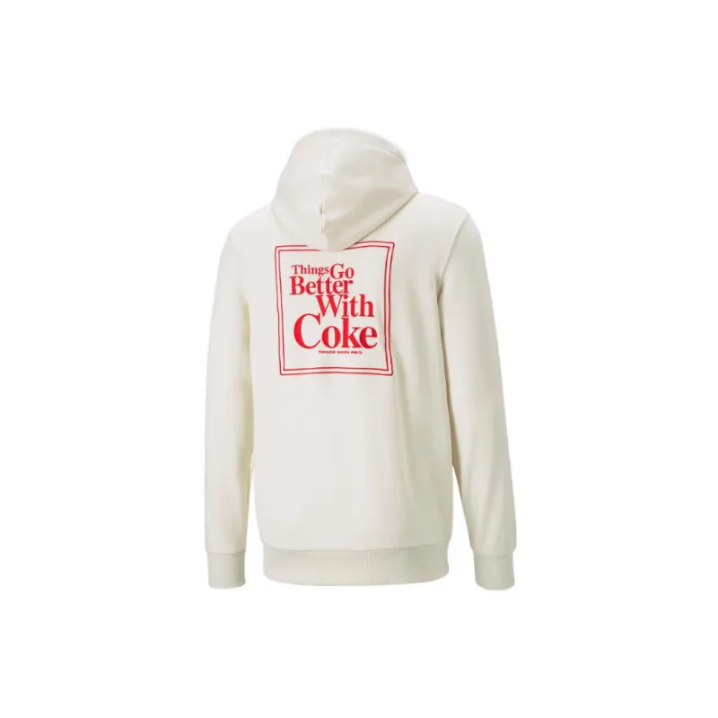 PUMA X Coca Cola Sweatshirt Men's Ivory White-1