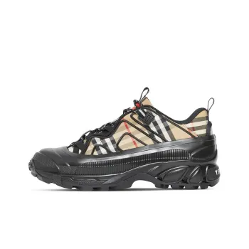 Burberry Arthur Low Top Sports Casual Shoes Men's Brown Black