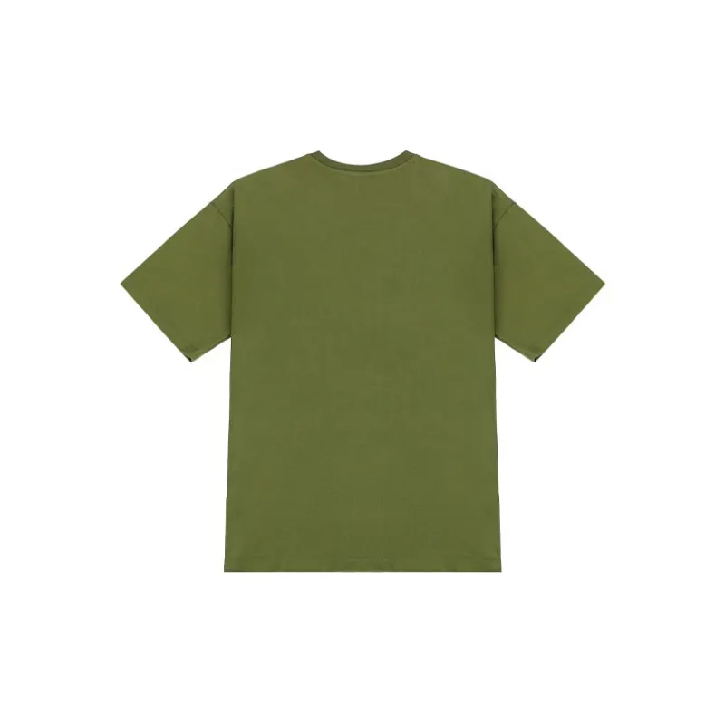 New Balance Drop Shoulder Sleeve T Shirt Men's Green-1